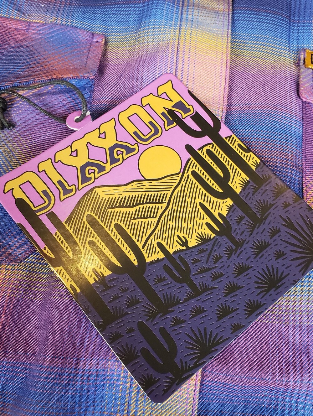 Nwt Women's Large Dixxon “DESERT MORNINGS” WOMEN’S Flannel Shirt - Picture 4 of 12